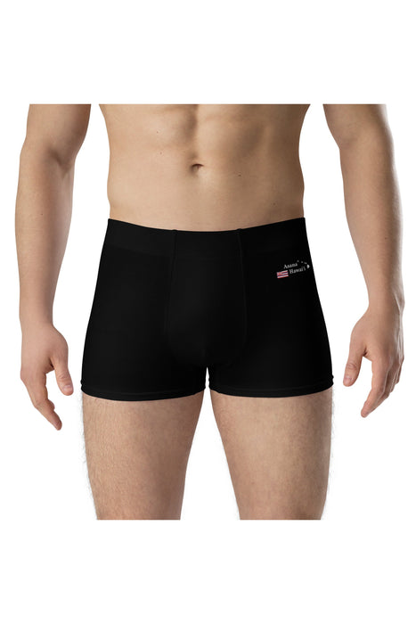 Asana Hawaii Black Boxer Briefs