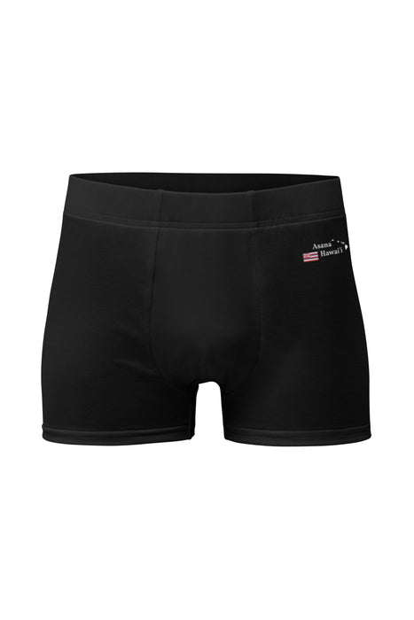 Asana Hawaii Black Boxer Briefs