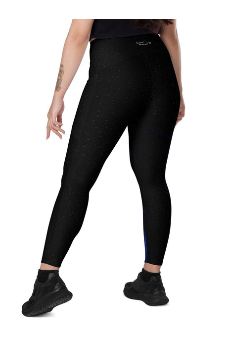 Charcoal Crossover leggings with pockets – SoWhat