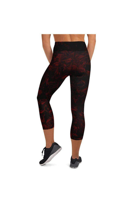 Red Maori Capri Leggings – Found By Me - Everyday Clothing & Accessories